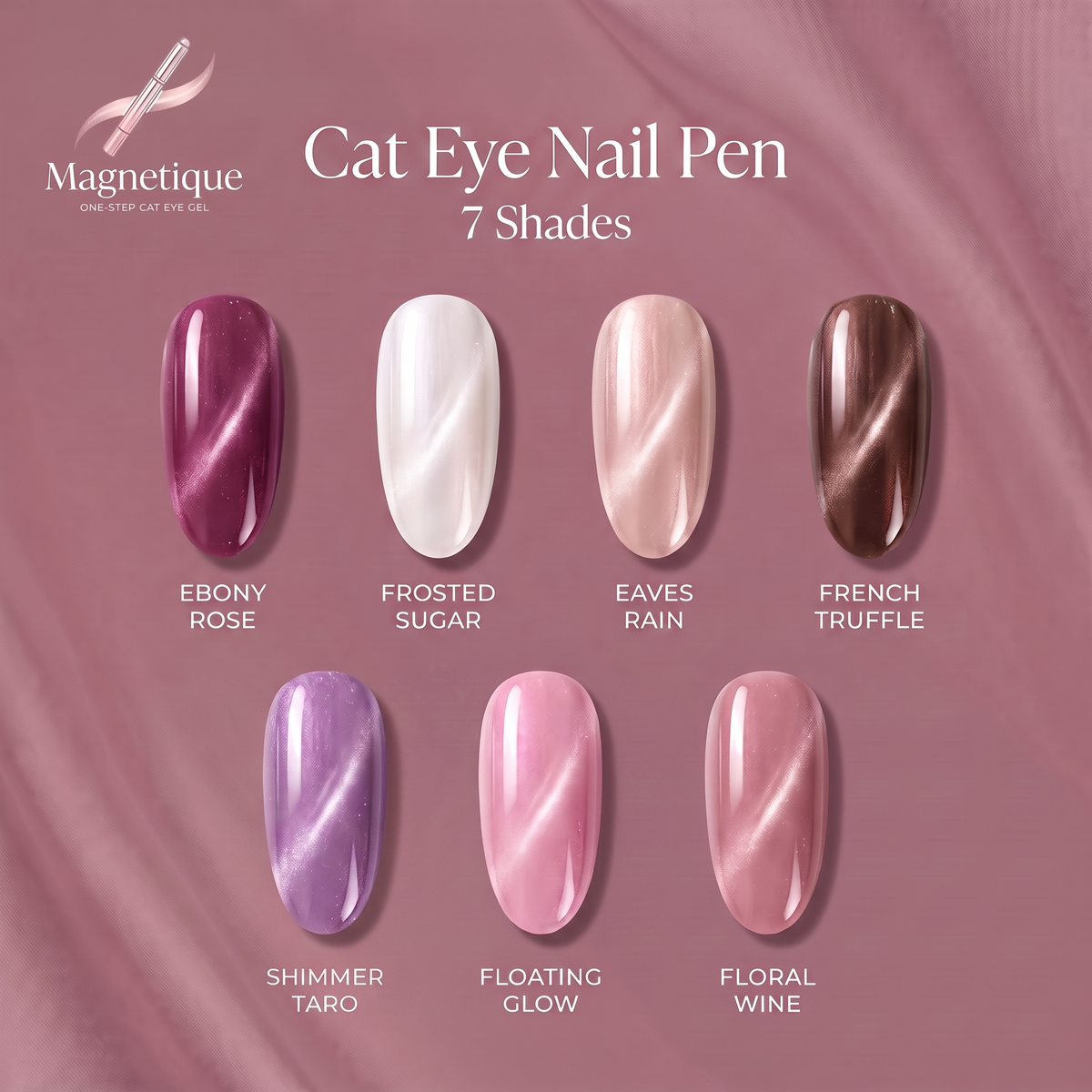 Magnetique™ 7-In-1 Magnetic Cat Eye Nail Gel Pen Portable